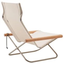 Nychair X Nychair X lounge chair, beech - white