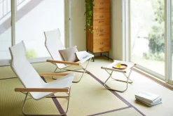 Nychair X Nychair X lounge chair, beech - white