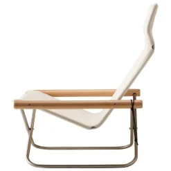 Nychair X Nychair X lounge chair, beech - white