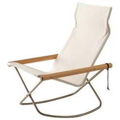 Nychair X Nychair X rocking chair, beech - white