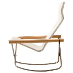 Nychair X Nychair X rocking chair, beech - white