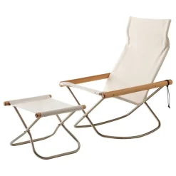 Nychair X Nychair X rocking chair, beech - white