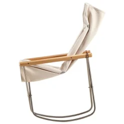 Nychair X Nychair X rocking chair, beech - white