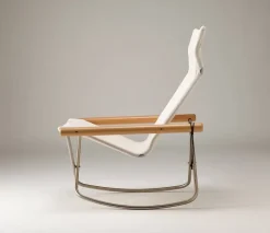 Nychair X Nychair X rocking chair, beech - white