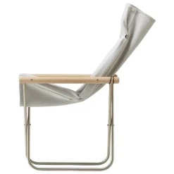 Nychair X Nychair X Shikiri lounge chair, soaped oak - light grey Koshi