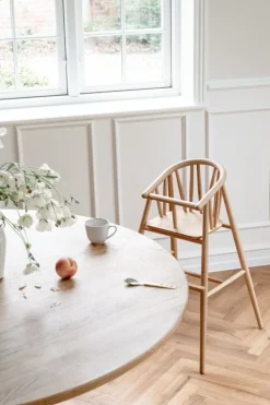 Oaklings Saga high chair, oak