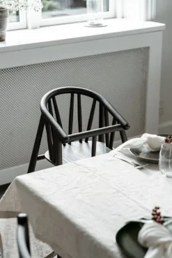 Oaklings Saga high chair, black stained oak