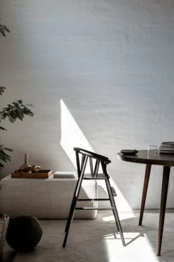 Oaklings Saga high chair, black stained oak