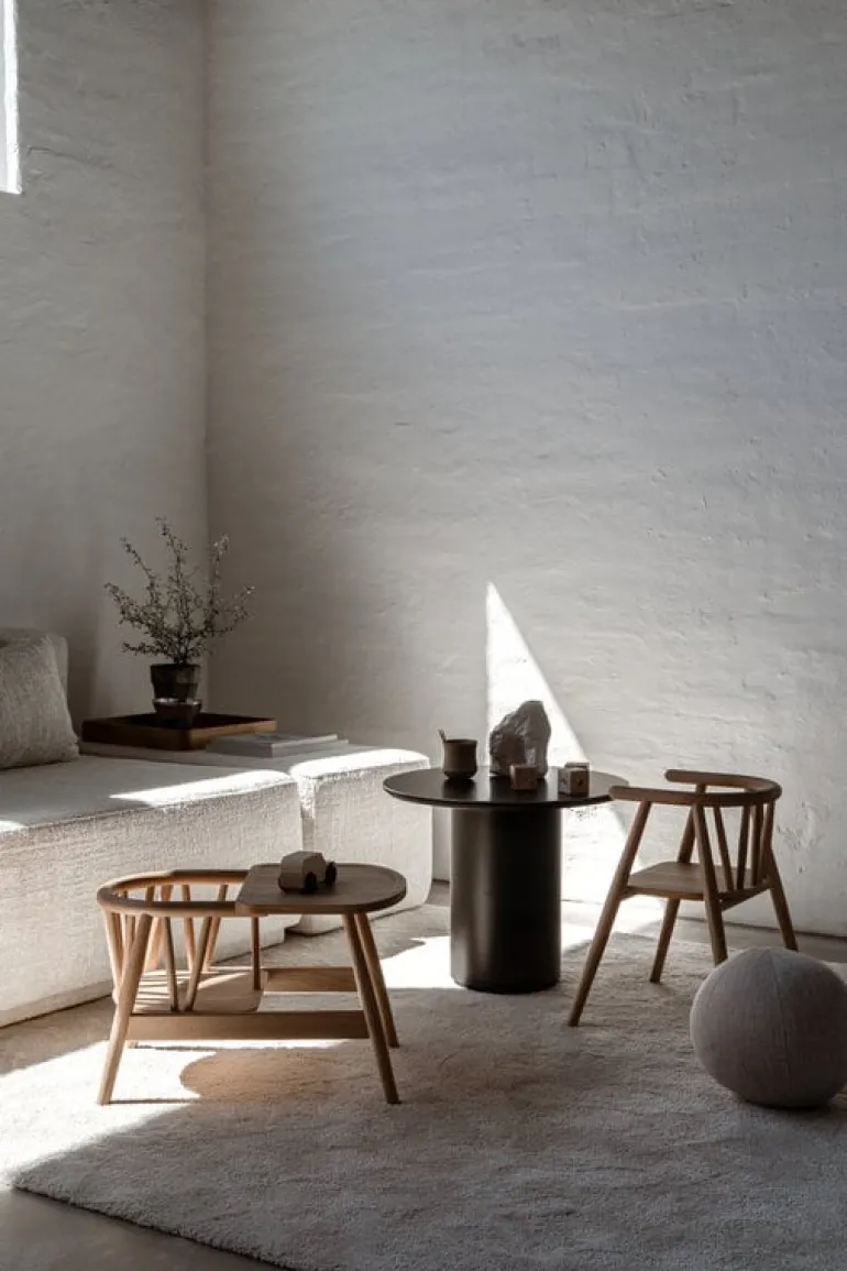 Oaklings Smilla toddler chair with tray, oak