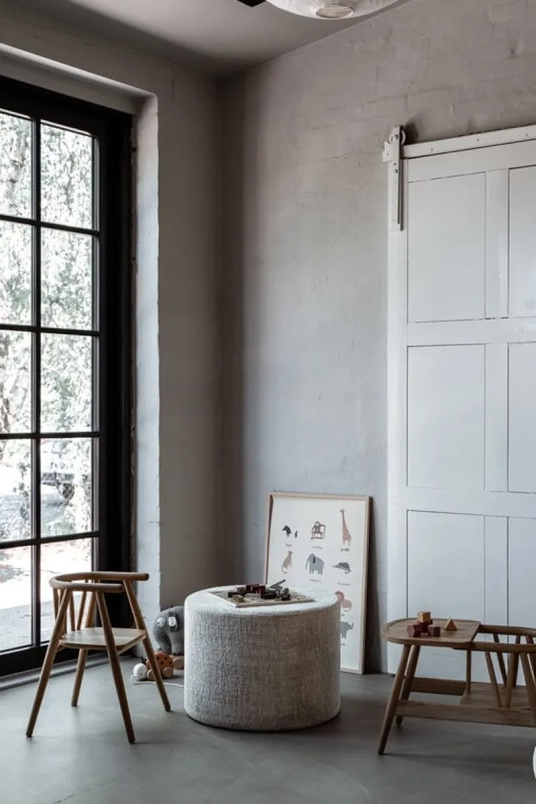 Oaklings Smilla toddler chair with tray, oak