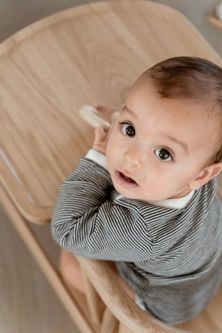 Oaklings Smilla toddler chair with tray, oak