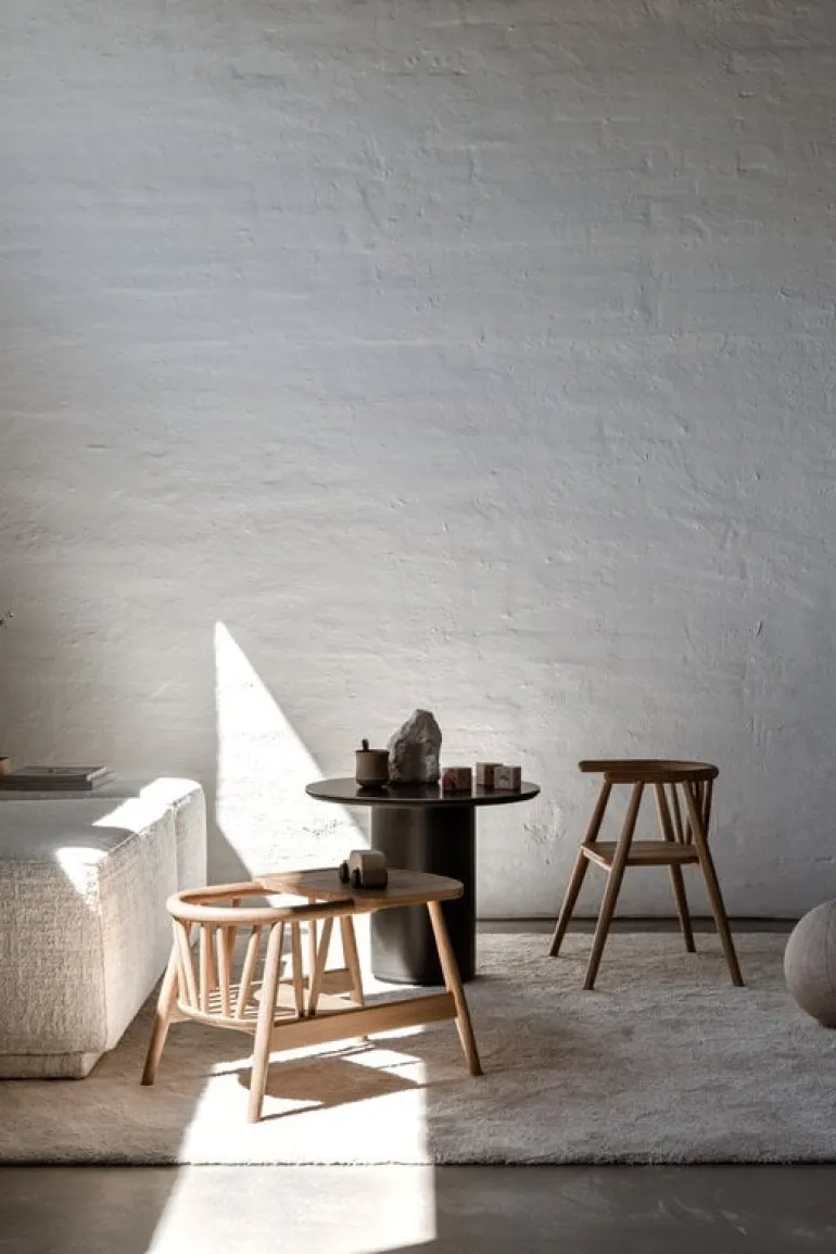 Oaklings Smilla toddler chair with tray, oak