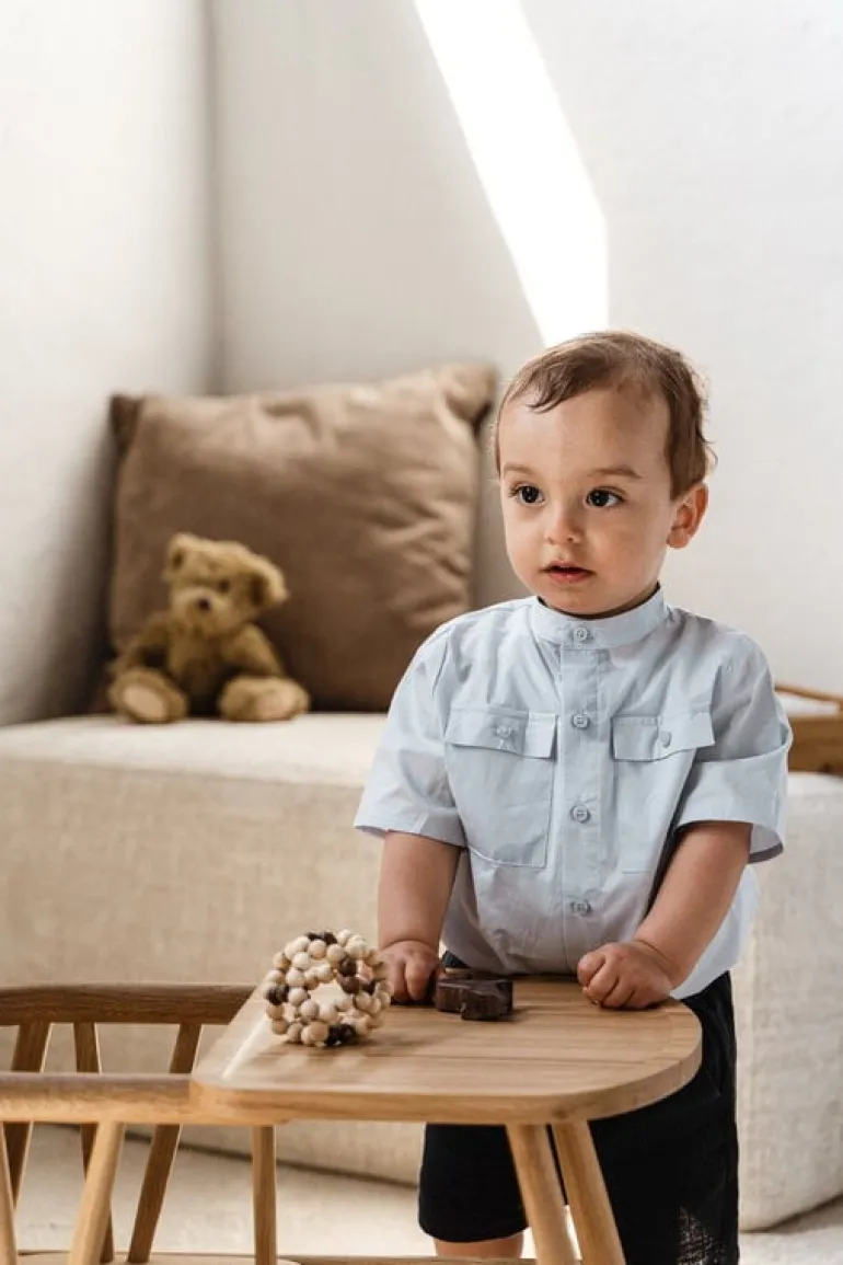 Oaklings Smilla toddler chair with tray, oak