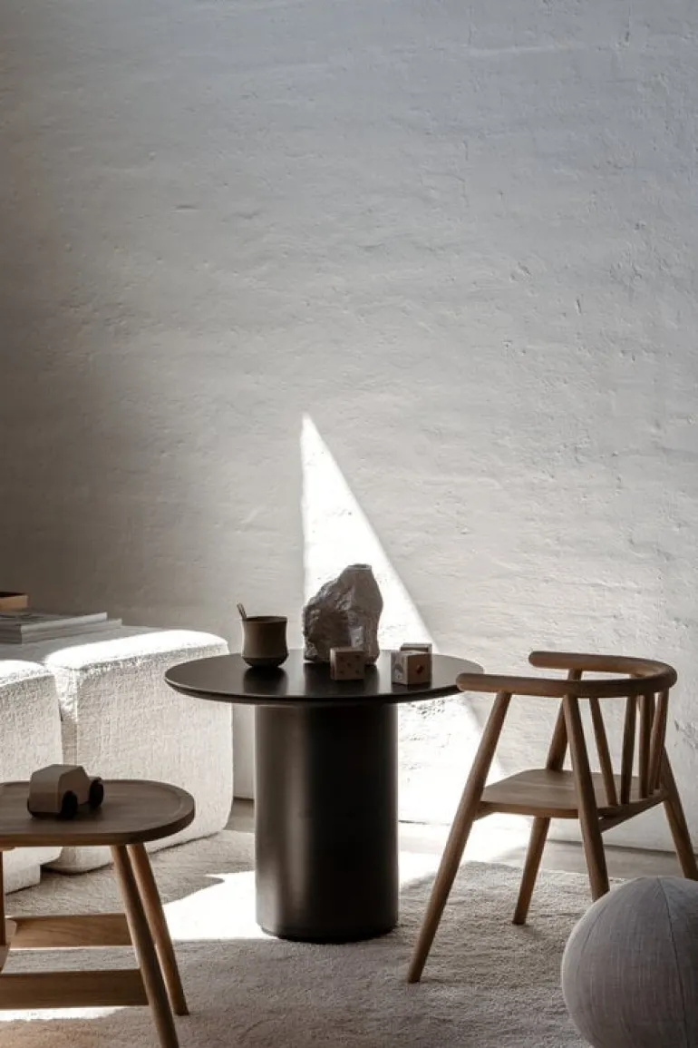 Oaklings Smilla toddler chair with tray, oak