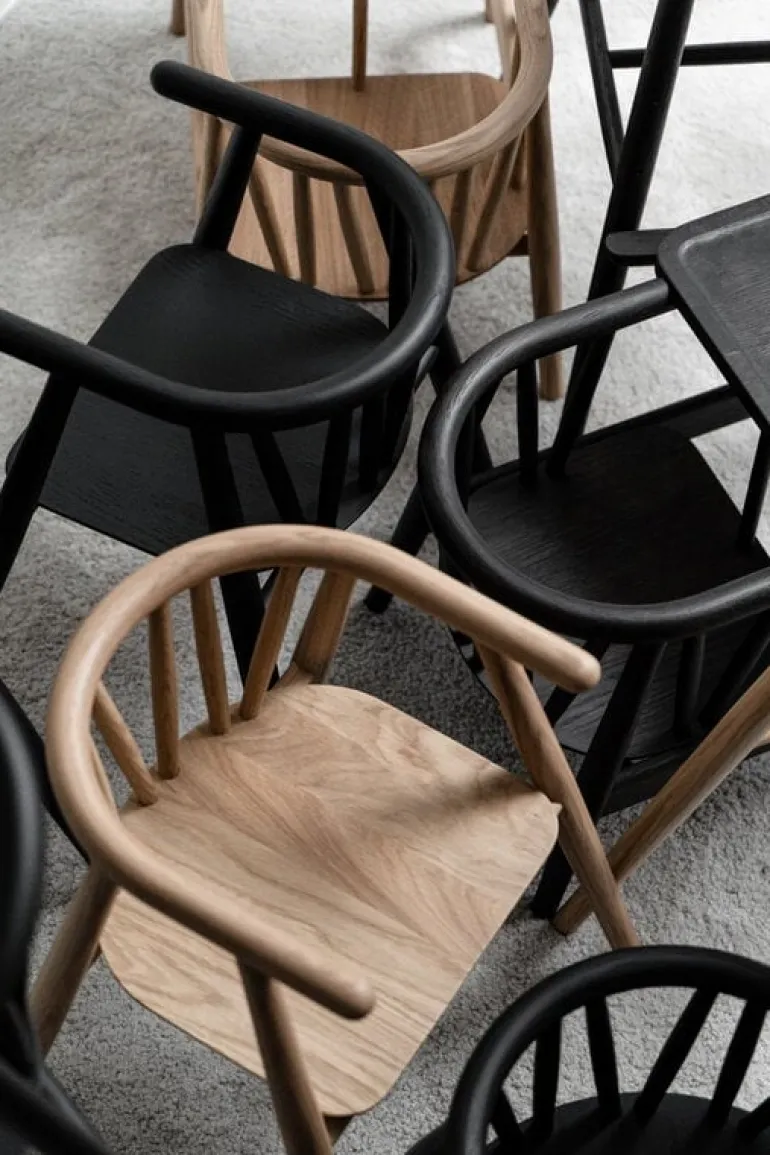 Oaklings Storm kid's chair, oak