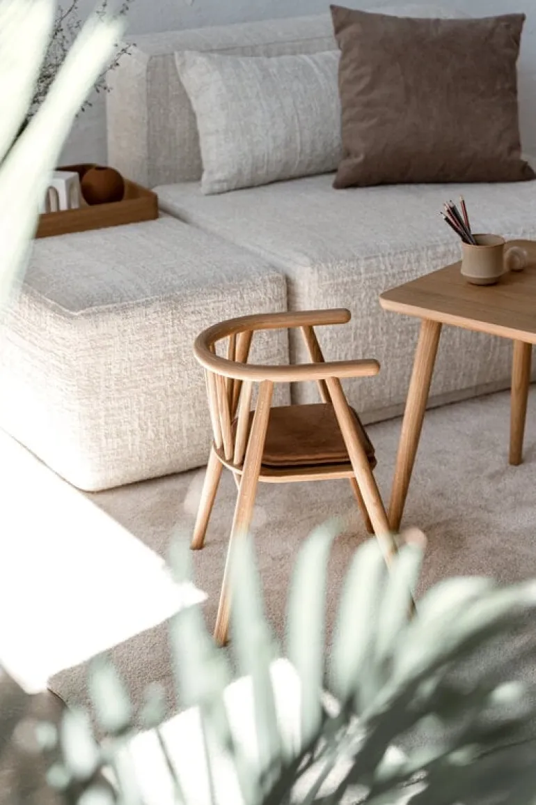 Oaklings Storm kid's chair, oak