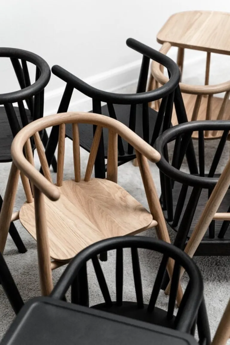 Oaklings Storm kid's chair, oak