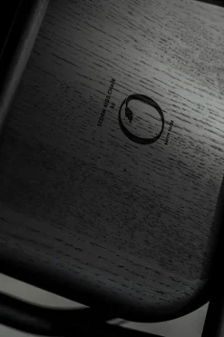 Oaklings Storm kid's chair, black stained oak