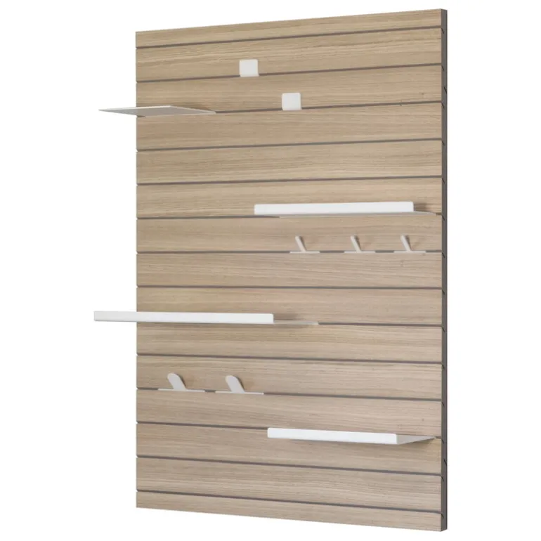 OOJA displays W001 wall display, oak - grey