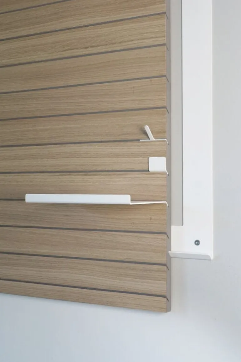 OOJA displays W001 wall display, oak - grey