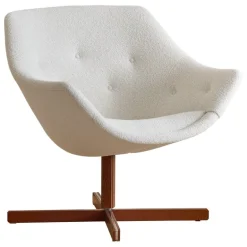 Ornäs Mandariini chair, chestnut oak - offwhite Orsetto 011