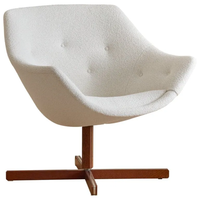 Ornäs Mandariini chair, chestnut oak - offwhite Orsetto 011