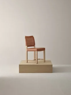 Ornäs Näyttely chair, oak - cognac leather