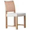 Ornäs Näyttely chair, oak - nude leather - linen seat