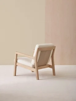 Ornäs Rialto lounge chair, white lacquered oak - Orsetto 011