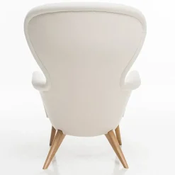 Ornäs Siesta lounge chair, oak - white Tonus 100
