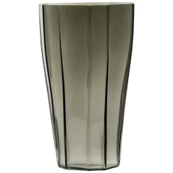 Orrefors Reed vase, 500 mm, clear smokey green