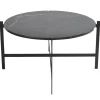OX Denmarq Deck table 80 cm, black marble - black