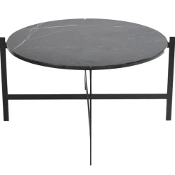 OX Denmarq Deck table 80 cm, black marble - black