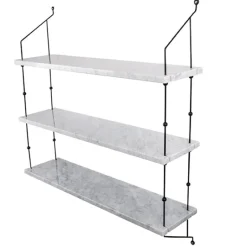 OX Denmarq Morse bracket, black - white marble