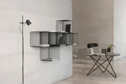 OX Denmarq O table, black - black marble