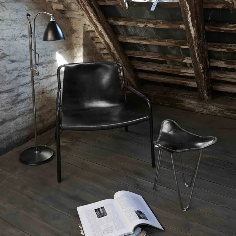 OX Denmarq September chair, black leather