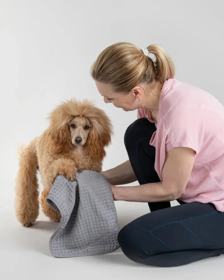 PAIKKA Drying towel, 30 x 50 cm, grey