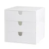 Palaset 3-drawer box, white