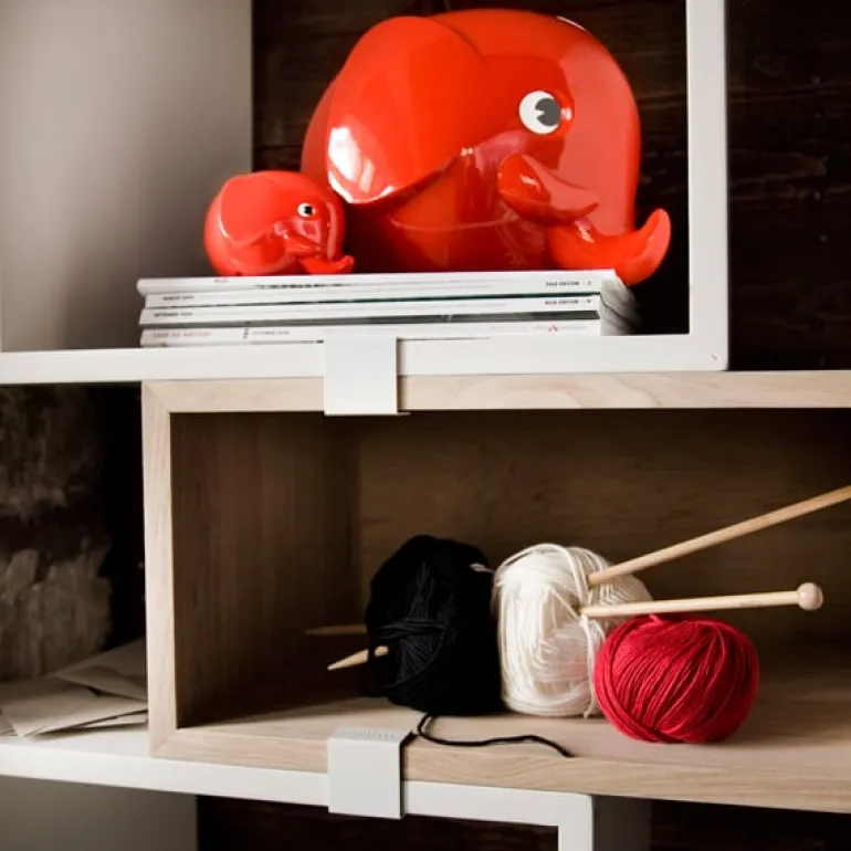 Palaset Maxi Elephant moneybox, red