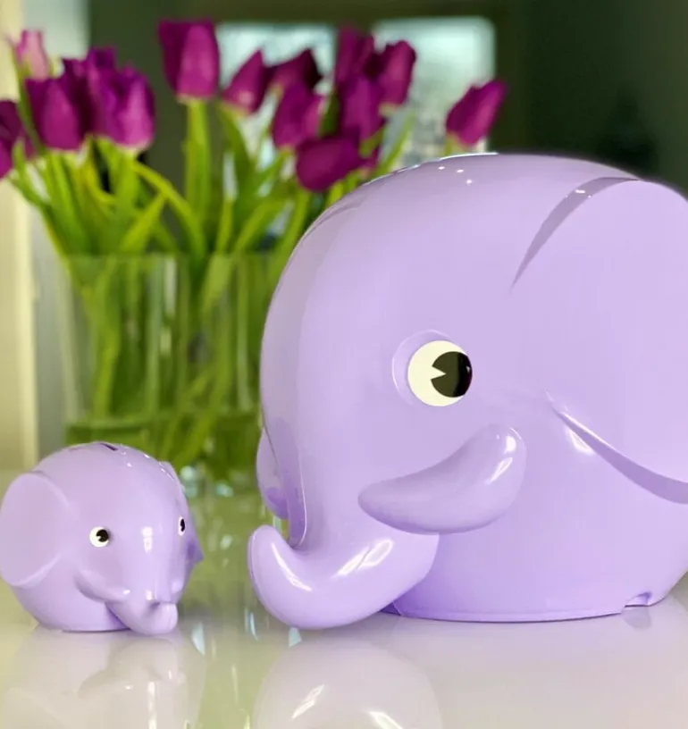Palaset Medi Elephant moneybox, lavender