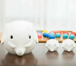 Palaset Medi Elephant moneybox, white
