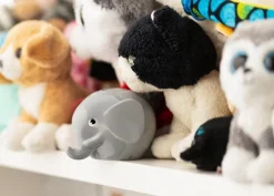 Palaset Medi Elephant moneybox, grey