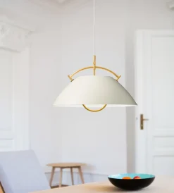 Pandul Wegner pendant, white - gold