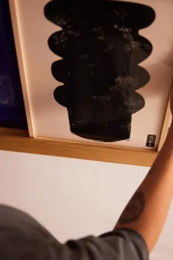 Paper Collective Gallery Shelf, oak