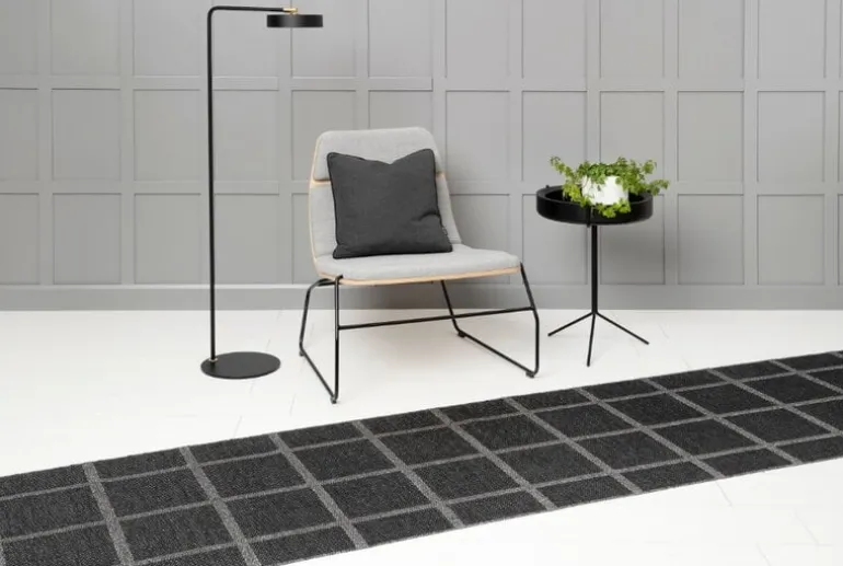 Pappelina Ada rug 70 x 100 cm, black - granit metallic
