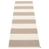 Pappelina Bob rug, 70 x 225 cm, mud - vanilla