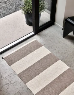 Pappelina Bob rug 140 x 180 cm, mud - vanilla