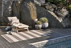 Pappelina Bob rug 140 x 180 cm, mud - vanilla