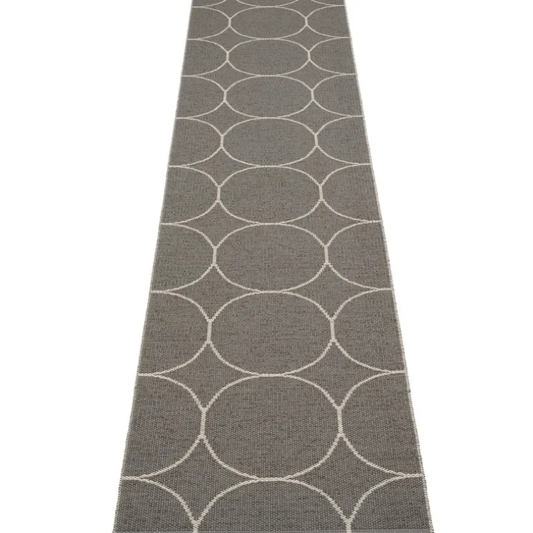 Pappelina Boo rug 70 x 300 cm, charcoal - linen