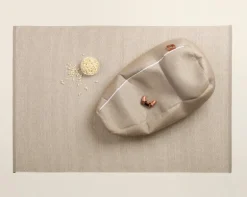 Pappelina Effi rug 85 x 160 cm, mud - beige - vanilla